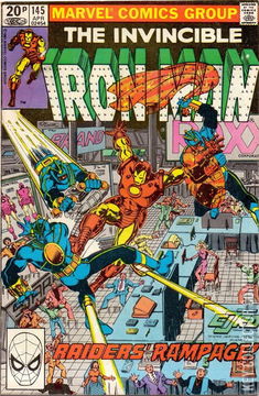 Variant Cover for Iron Man #145