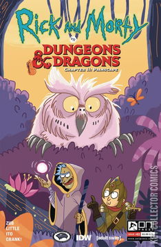 Variant Cover for Rick and Morty vs. Dungeons & Dragons II: Painscape #3