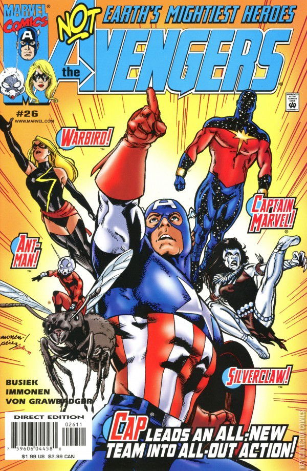 Cover art for Avengers #26