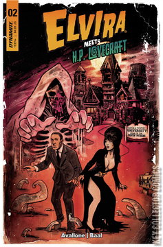 Variant Cover for Elvira Meets H.P. Lovecraft #2