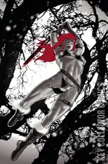 Variant Cover for Red Sonja: Black, White, Red #4