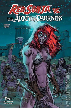 Variant Cover for Red Sonja vs. The Army of Darkness #5