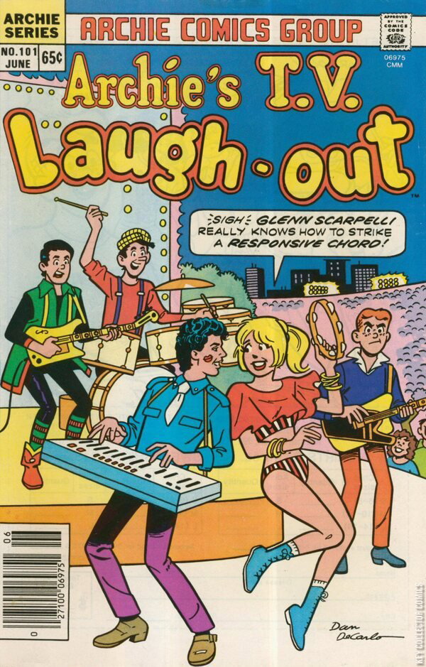 Archie's TV Laugh-Out #101 Published June 1985 | Key Co