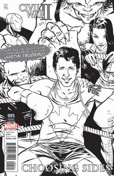 Variant Cover for Civil War II: Choosing Sides #5