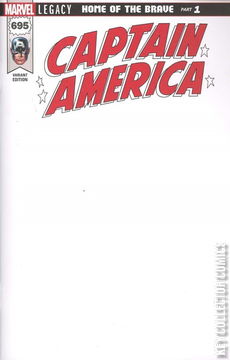 Variant Cover for Captain America #695