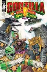 Variant Cover for Godzilla vs. The Mighty Morphin Power Rangers #1