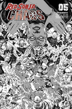 Variant Cover for Red Sonja: Age of Chaos #5