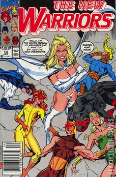 Variant Cover for New Warriors #10