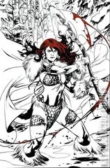 Variant Cover for Red Sonja: Black, White, Red #1