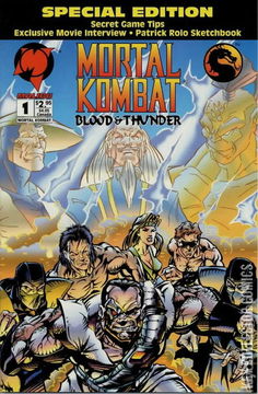 Variant Cover for Mortal Kombat Blood & Thunder #1
