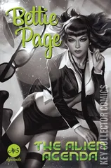 Variant Cover for Bettie Page: Alien Agenda #5