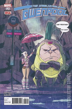 Variant Cover for Unbelievable Gwenpool #3