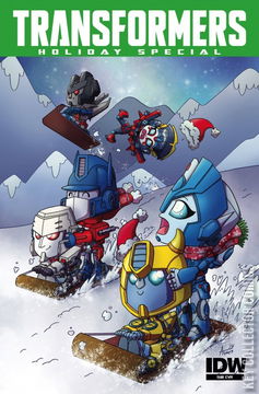 Variant Cover for Transformers Holiday Special #1