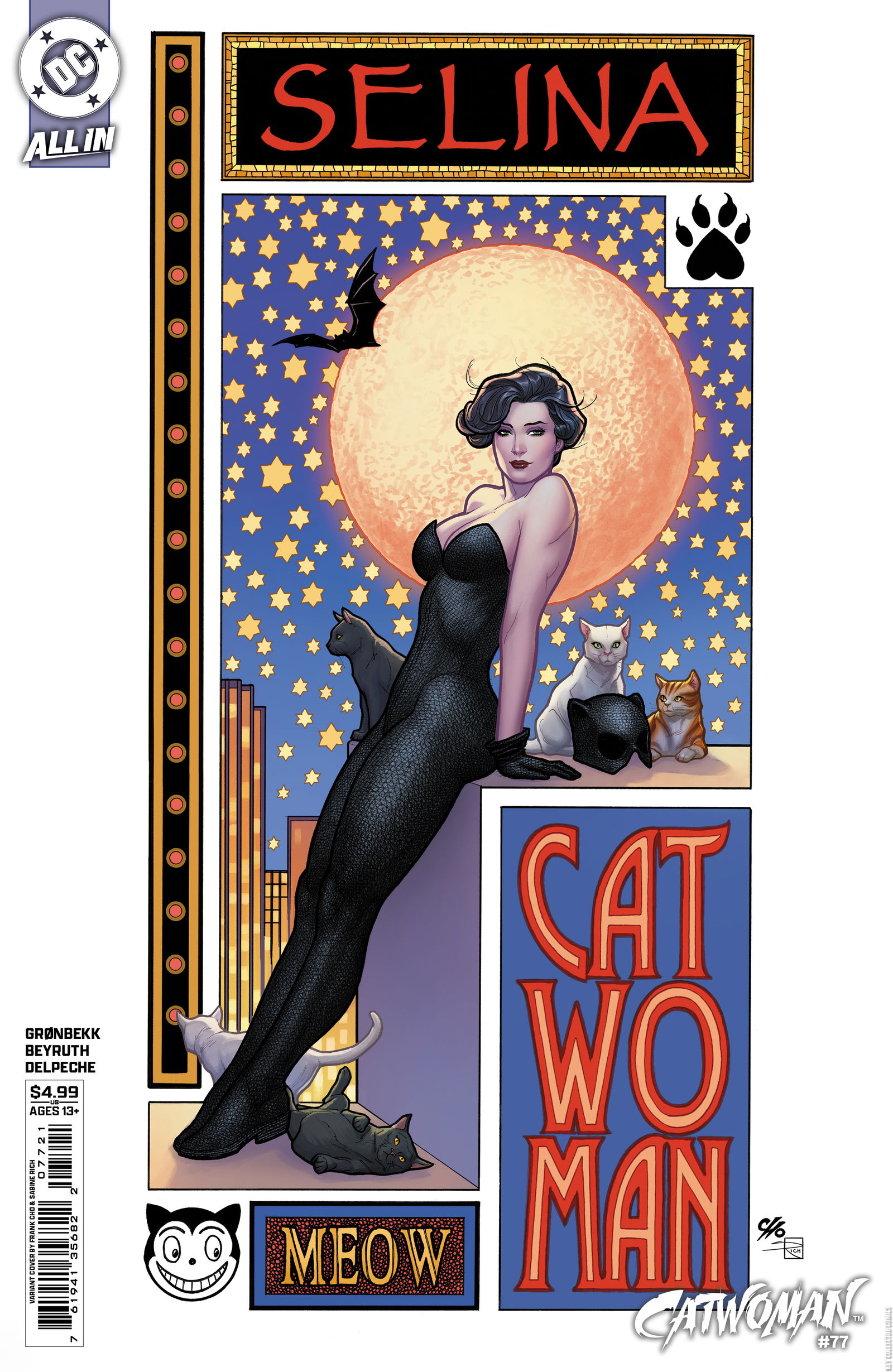 Variant Cover for Catwoman #77