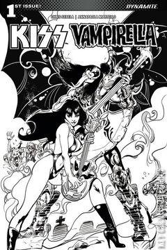 Variant Cover for KISS / Vampirella #1