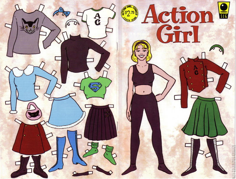 Action Girl (1998)Set Of 16 Issues Comics Slave Labor Graphics Elizabeth Watasin