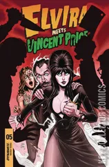 Variant Cover for Elvira Meets Vincent Price #5