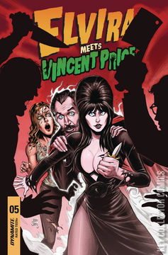 Variant Cover for Elvira Meets Vincent Price #5