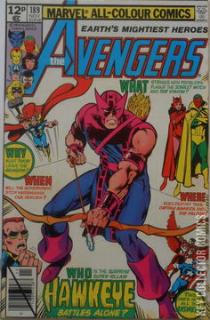 Variant Cover for Avengers, The #189