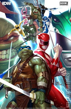 Variant Cover for Mighty Morphin Power Rangers / Teenage Mutant Ninja Turtles #1