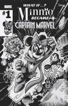 Variant Cover for What If...? Minnie Became Captain Marvel #1