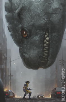 Variant Cover for Godzilla Destroys the Marvel Universe #3