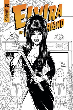 Variant Cover for Elvira In Horrorland #2