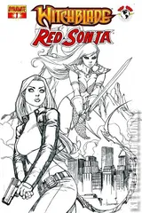 Variant Cover for Witchblade / Red Sonja #1