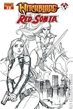 Variant Cover for Witchblade / Red Sonja #1