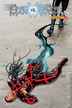 Variant Cover for The Bionic Man vs. The Bionic Woman #4