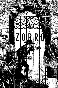 Variant Cover for Zorro: Man of the Dead #3