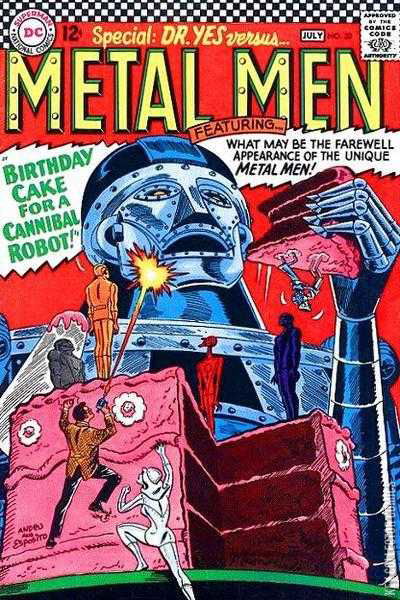 Metal Men # 19 (DC Comics, top 1966)