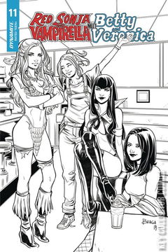 Variant Cover for Red Sonja and Vampirella Meet Betty and Veronica #11