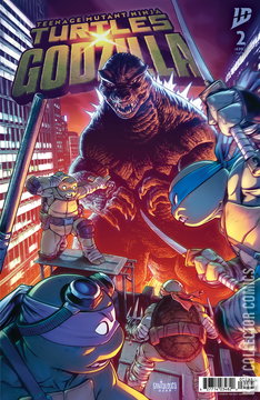 Variant Cover for Teenage Mutant Ninja Turtles x Godzilla #2