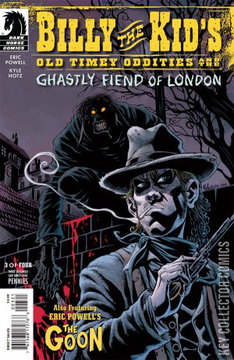Variant Cover for Billy the Kid's Old Timey Oddities & the Ghastly Fiend of London #3