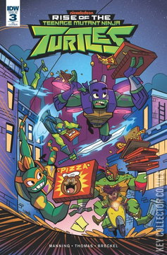 Variant Cover for Rise of Teenage Mutant Ninja Turtles: The Sound Off #3