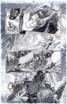 Variant Cover for Olympus Saga: Megalith #1