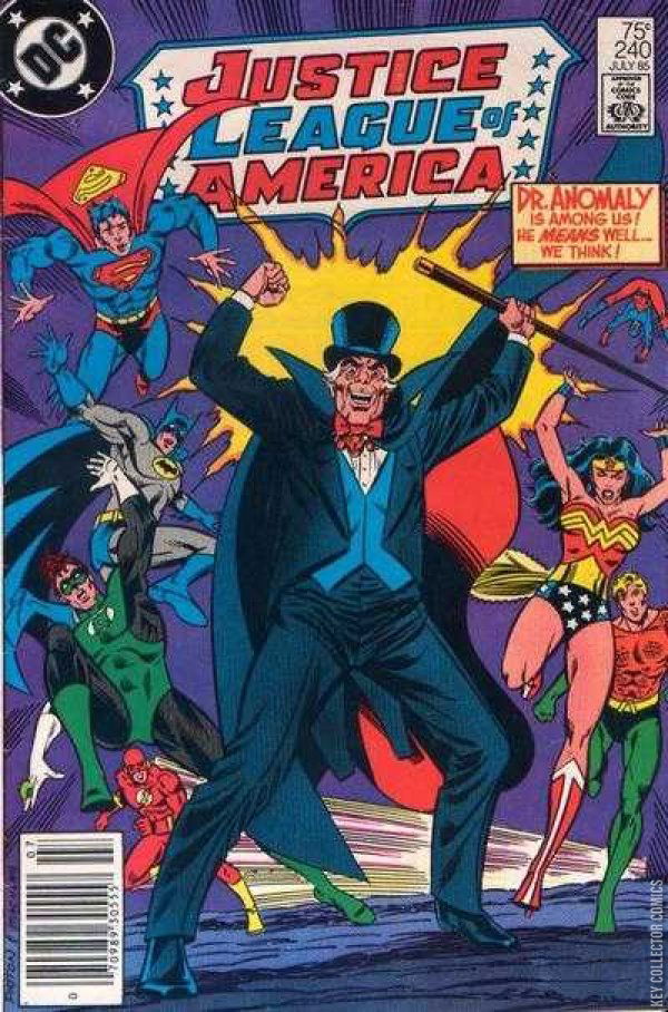 Justice League Of America 240 Newsstand Published July 198 6660