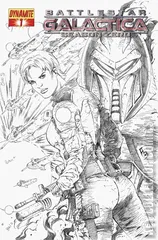 Variant Cover for Battlestar Galactica: Season Zero #1