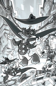 Variant Cover for Darkwing Duck #5