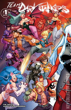 Variant Cover for Team Darkstalkers #1