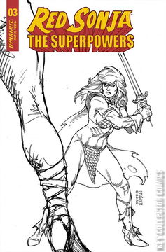 Variant Cover for Red Sonja: The Superpowers #3