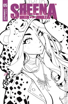 Variant Cover for Sheena, Queen of the Jungle #5