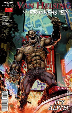 Variant Cover for Van Helsing vs. Frankenstein #3