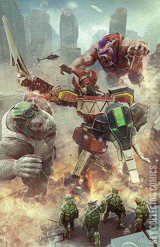 Variant Cover for Mighty Morphin Power Rangers / Teenage Mutant Ninja Turtles #1