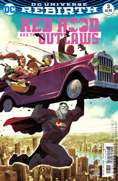 Variant Cover for Red Hood and the Outlaws #3