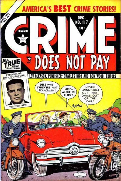 Cover art for Crime Does Not Pay #117