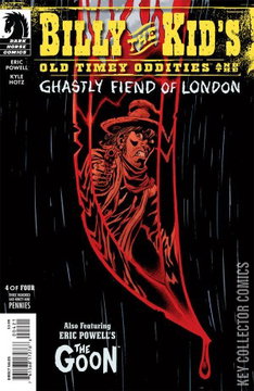 Variant Cover for Billy the Kid's Old Timey Oddities & the Ghastly Fiend of London #4