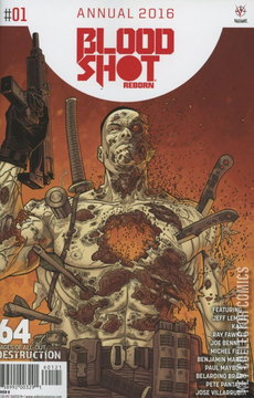 Variant Cover for Bloodshot Reborn Annual #1