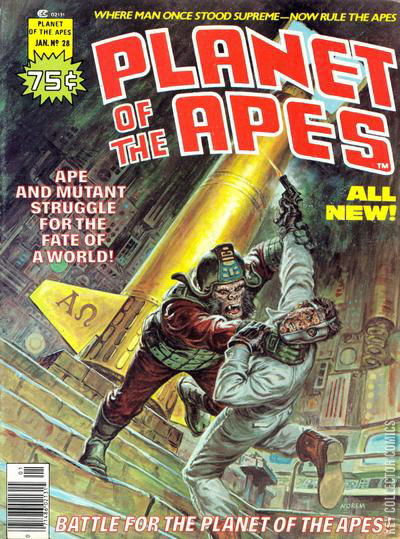 Cover art for Planet of the Apes #28